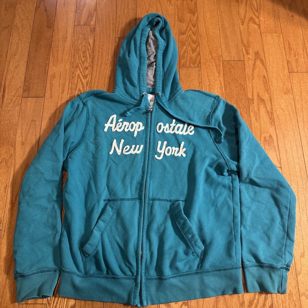 Women’s A'eropostale New York Hooded Jacket XL - Y2K